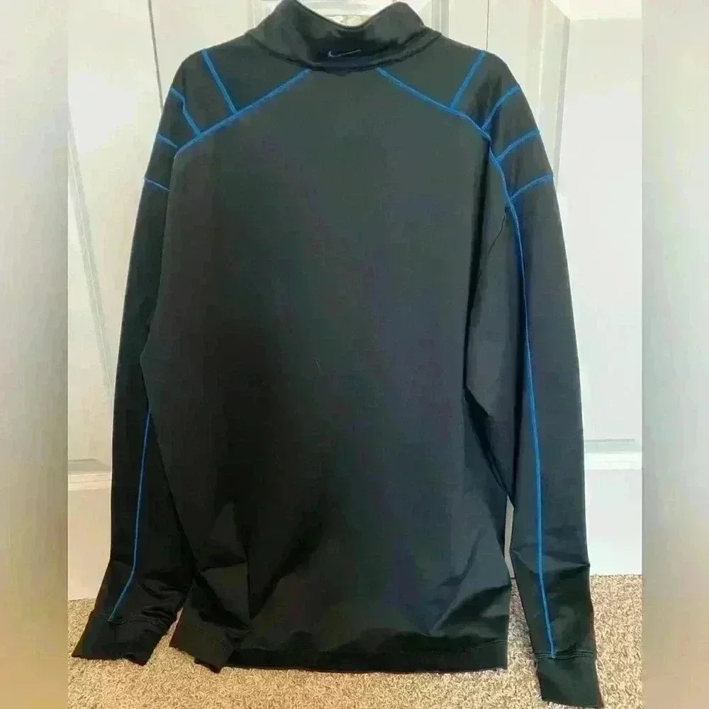 Nike Golf 1/4 Zip ‘Bud Light’ Pullover Men’s XL Black Blue Sweatshirt
